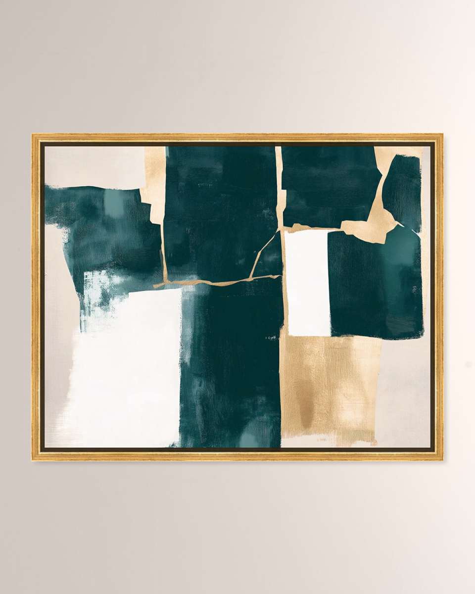 "Forest Glimmer II" Framed Giclee on Canvas